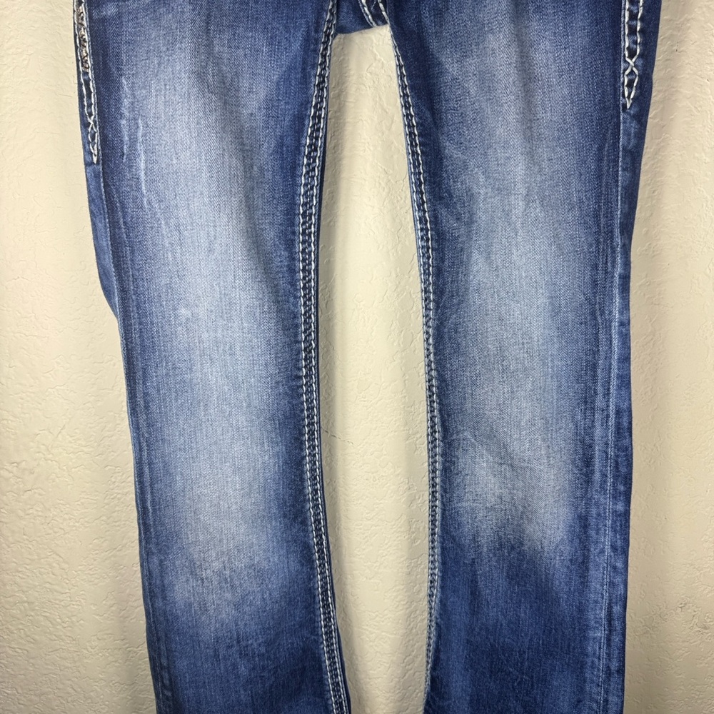 Rock Revival Betty boot Women's Dark Blue Boot Cut Jeans - Picture 10 of 16